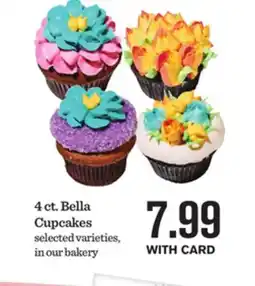 Mariano's 4 ct. Bella Cupcakes offer