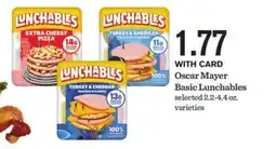 Mariano's Oscar Mayer Basic Lunchables offer