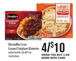 Mariano's Stouffer's or Lean Cuisine Entrée offer