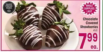 Jewel-Osco Chocolate Covered Strawberries offer
