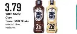Mariano's Core Power Milk Shake offer