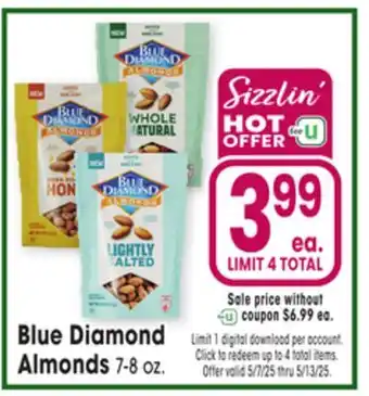 Jewel-Osco Blue Diamond Almonds offer