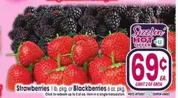 Jewel-Osco Strawberries 1 lb. pkg. or Blackberries 6 oz. pkg offer