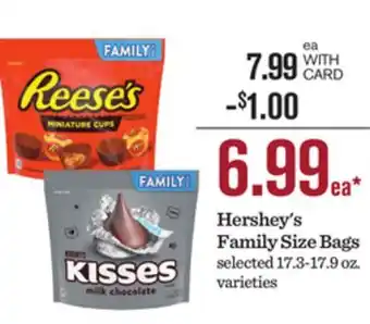 Mariano's Hershey's Family Size Bags offer