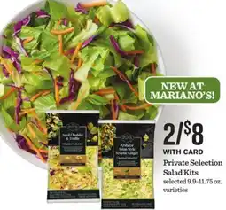 Mariano's Private Selection Salad Kits offer