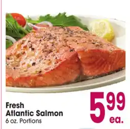 Jewel-Osco Fresh Atlantic Salmon offer
