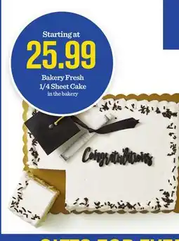 Mariano's Bakery Fresh 1/4 Sheet Cake offer