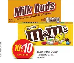 Mariano's Theater Box Candy offer