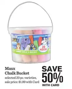 Mariano's Maxx Chalk Bucket offer