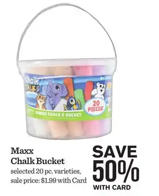 Mariano's Maxx Chalk Bucket offer