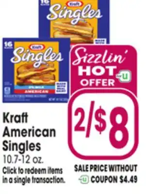 Jewel-Osco Kraft American Singles offer