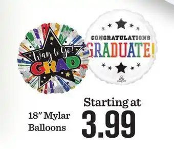 Mariano's 18 Mylar Balloons offer