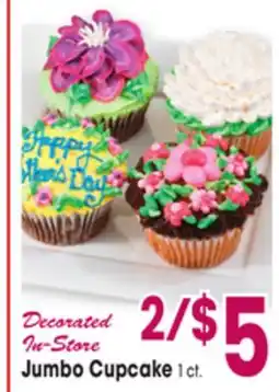Jewel-Osco Jumbo Cupcake offer