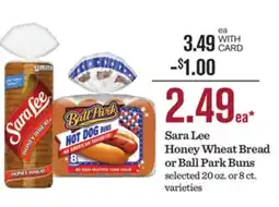 Mariano's Sara Lee Honey Wheat Bread or Ball Park Buns offer