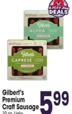 Jewel-Osco Gilbert's Premium Craft Sausage offer