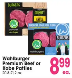 Jewel-Osco Wahlburger Premium Beef or Kobe Patties offer