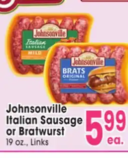 Jewel-Osco Johnsonville Italian Sausage offer