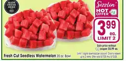 Jewel-Osco Fresh Cut Seedless Watermelon offer