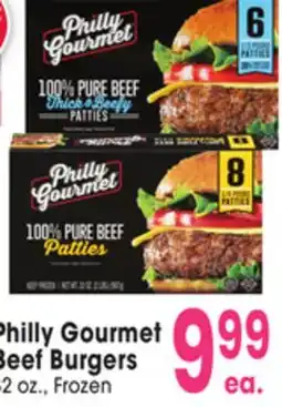 Jewel-Osco Philly Gourmet Beef Burgers offer
