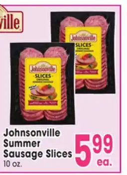 Jewel-Osco Johnsonville Summer Sausage Slices offer