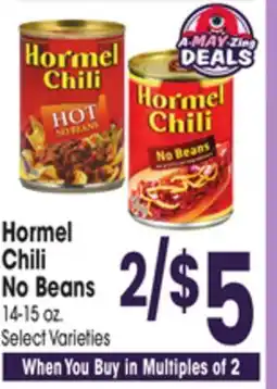 Jewel-Osco Hormel Chili No Beans offer