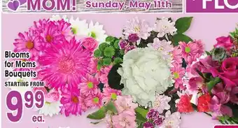 Jewel-Osco Blooms for Moms Bouquets offer
