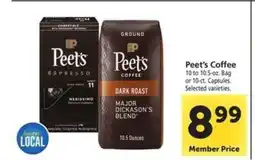 Safeway Peet's Coffee offer