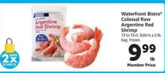 Safeway Waterfront Bistro Colossal Raw Argentine Red Shrimp offer