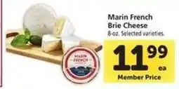 Safeway Marin French Brie Cheese offer