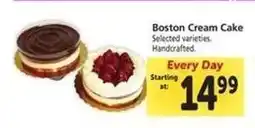 Safeway Boston Cream Cake offer