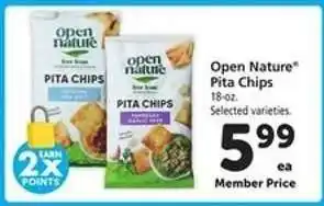 Safeway OPEN NATURE PITA CHIPS offer