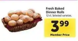 Safeway Fresh Baked Dinner Rolls offer