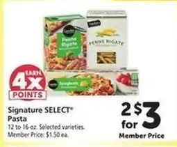Safeway Signature Select Pasta offer