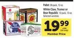 Safeway Pabst, White Claw, Trumer or Bear Republic offer