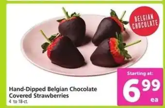 Safeway Hand Dipped Belgian Chocolate Covered Strawberries offer
