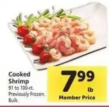 Safeway Cooked Shrimp offer