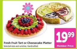 Safeway Fresh Fruit Tart or Cheesecake Platter offer