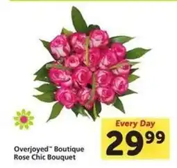 Safeway Overjoyed Boutique Rose Chic Bouquet offer
