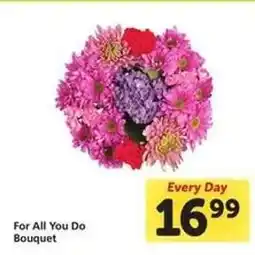 Safeway For All You Do Bouquet offer