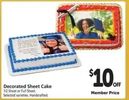 Safeway Decorated Sheet Cake offer