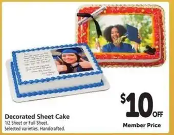 Safeway Decorated Sheet Cake offer