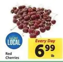 Safeway Red Cherries offer