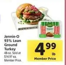 Safeway Jennie-O 93% Lean Ground Turkey offer