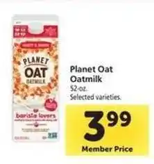 Safeway Planet Oat Oatmilk offer