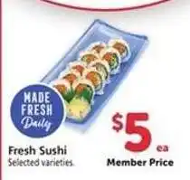 Safeway Fresh Sushi offer