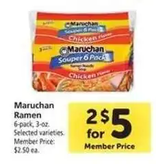 Safeway Maruchan Ramen offer