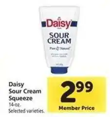 Safeway Daisy Sour Cream Squeeze offer