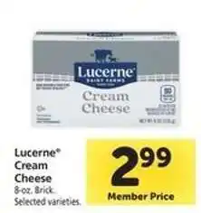 Safeway Lucerne Cream Cheese offer