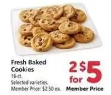 Safeway Fresh Baked Cookies offer