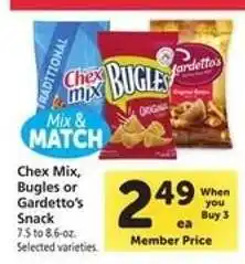 Safeway Chex Mix, Bugles or Gardetto's Snack offer